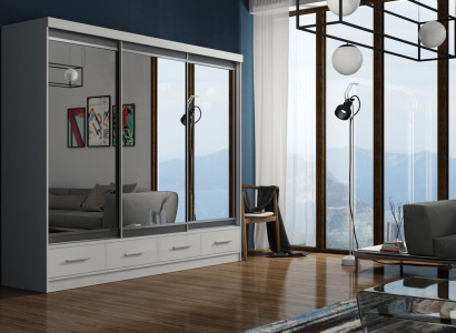Sliding Doors Wardrobe Wardrobe Wardrobe Wood High Gloss Bedroom Cupboard
